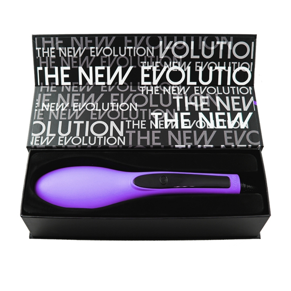 Straight Brush Styler in Deep purple
